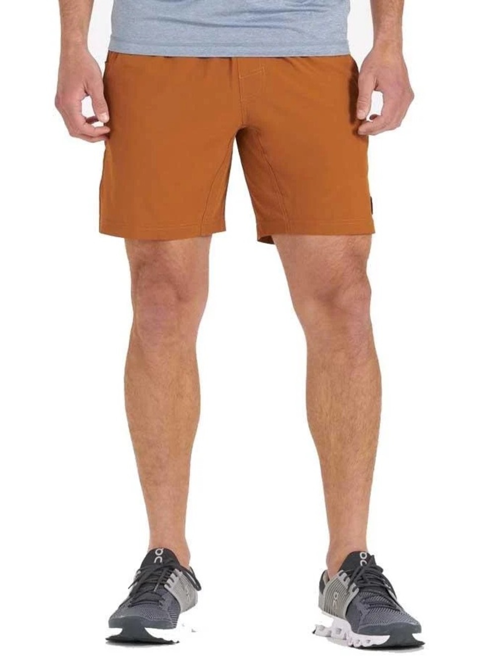 VUORI Kore Lined Athletic Shorts - Size XL 7" Inseam Tumeric Gold Colorway